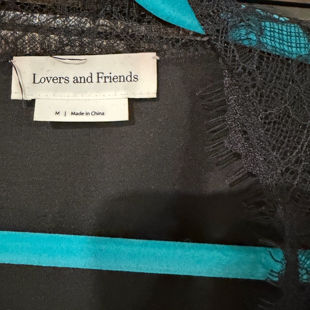 Lovers and Friends Satin Wrap Dress - Picture 5 of 7